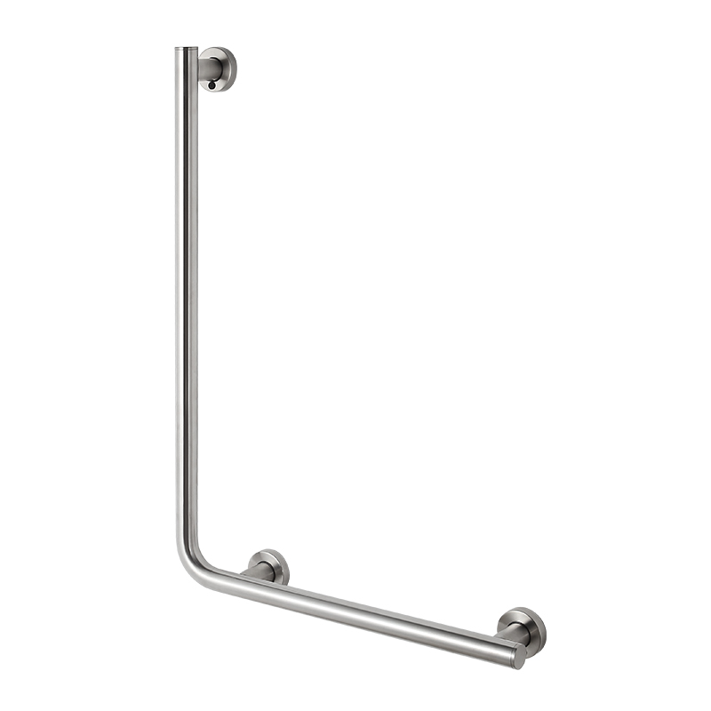 Hm3254 90 grados 304 barandilla de baño de acero inoxidable en forma de l 