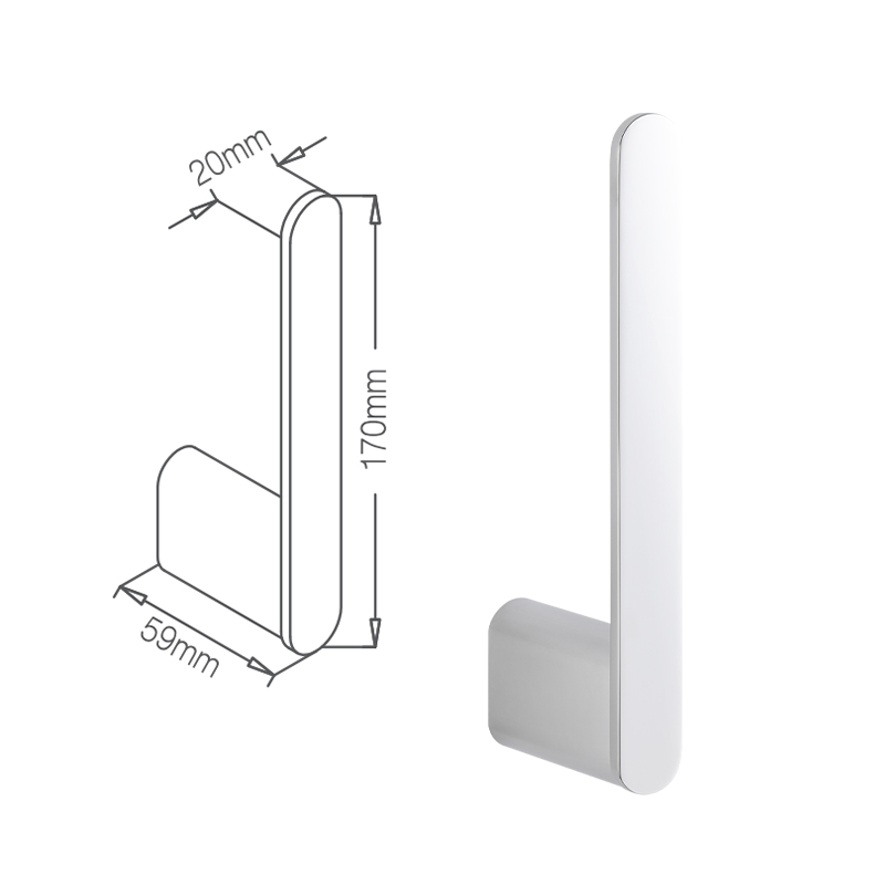 La artesanía de venta caliente de rollo de papel higiénico m711h mejor diseño del soporte de rollo de papel higiénico de pared metálica 