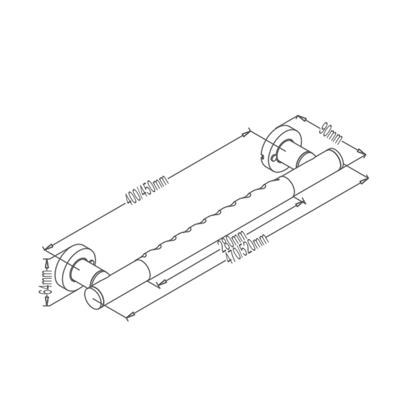 Hm351 - 400 reposabrazos de Seguridad al por mayor mango de ducha reposabrazos de ducha de baño de 12 pulgadas reposabrazos de acero inoxidable 