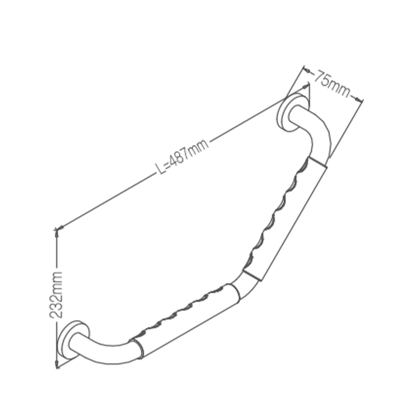 Hm93s 304 baño yaguang de acero inoxidable reposabrazos de Seguridad reposabrazos reposabrazos baño bañera reposabrazos para discapacitados 