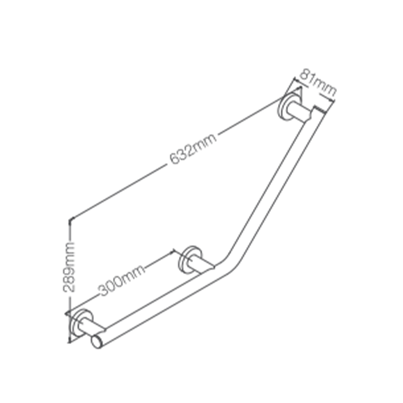 Hm9531 baño público pared baño equilibrio manija de ducha de Seguridad reposabrazos 304 reposabrazos para discapacitados de acero inoxidable 